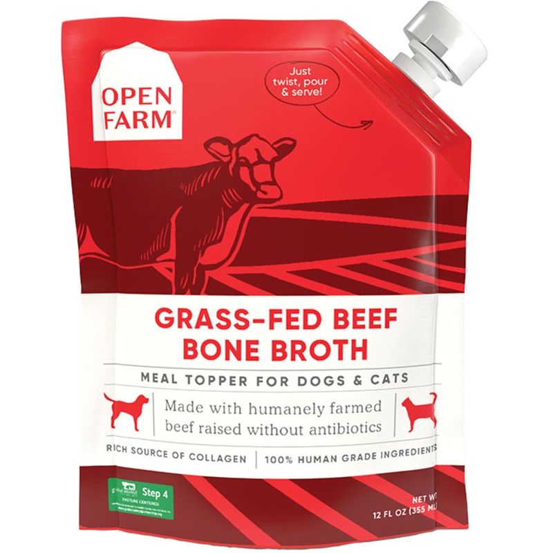 OPENFARM Dog &amp; Cat Bone Broth Beef