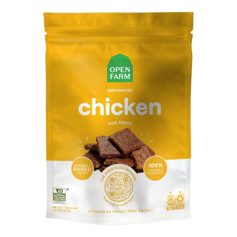 OPENFARM Dog Dehydrated Chicken Treats 4.5oz