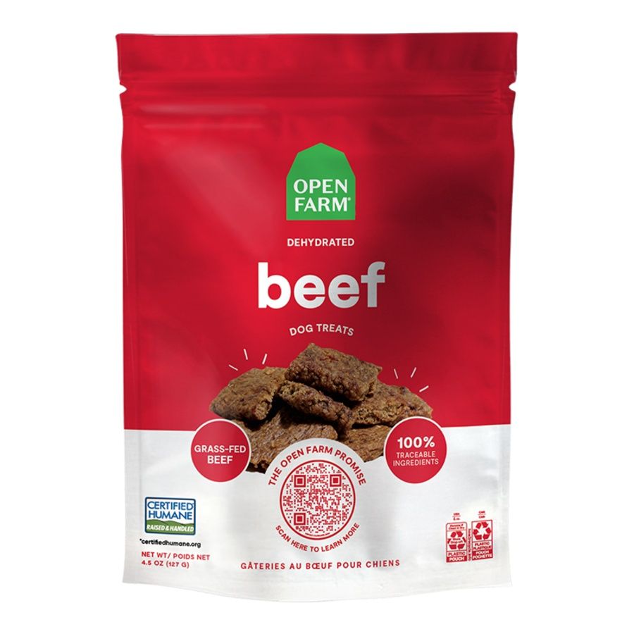 OPENFARM DOG dehydrated beef treats 4.5oz