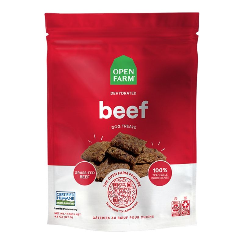 OPENFARM Dog Dehydrated Beef Treats 4.5oz