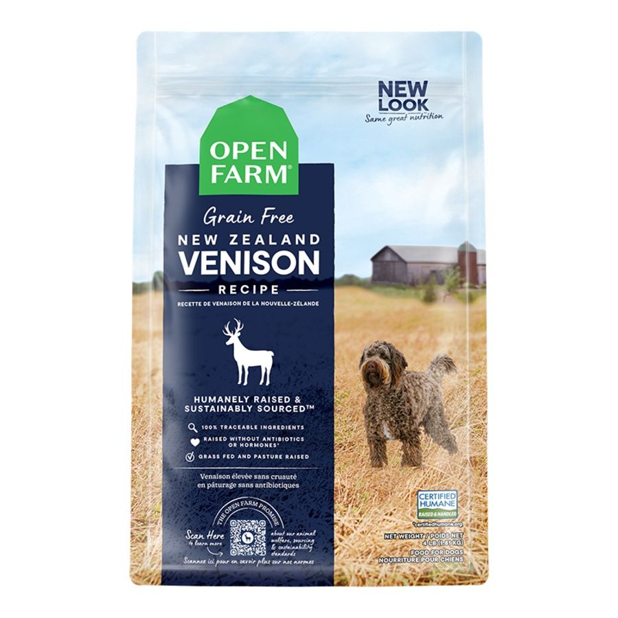 OPENFARM DOG GRAIN FREE VENISON 4LBS