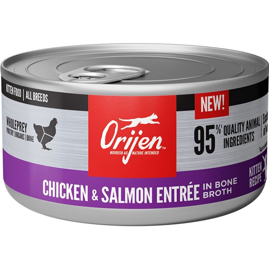 ORIJEN CAT Entree Kitten Chicken &amp; Salmon 3oz