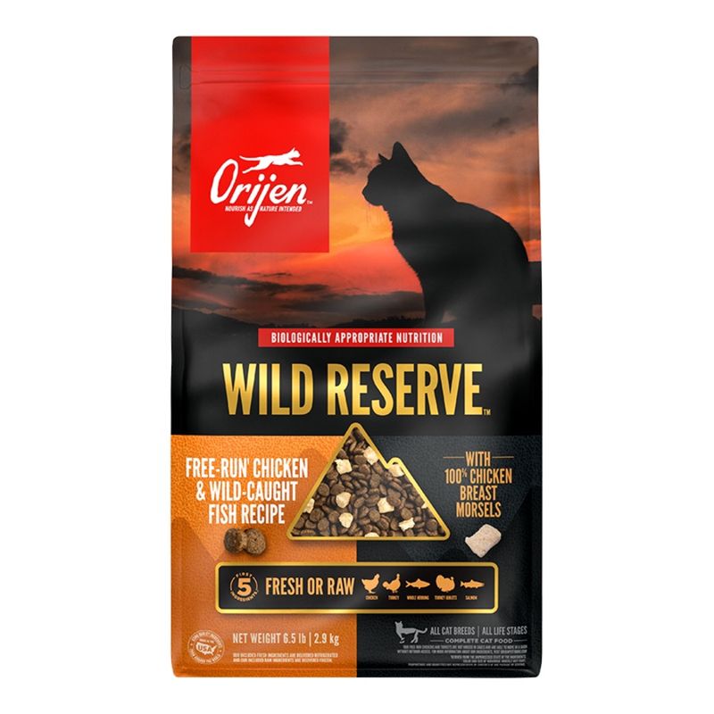 ORIJEN CAT Wild Reserve Free-Run Chicken &amp; Wild-Caught Fish Recipe 6.5lb
