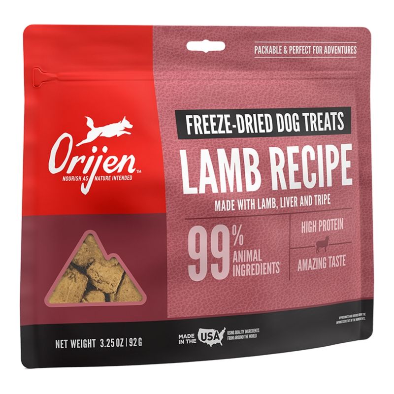 ORIJEN Dog Lamb Tripe Freeze-dried Treats 3.25oz.