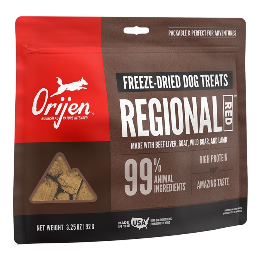 ORIJEN DOG REGIONAL RED Freeze-Dried TREATS 3.25OZ