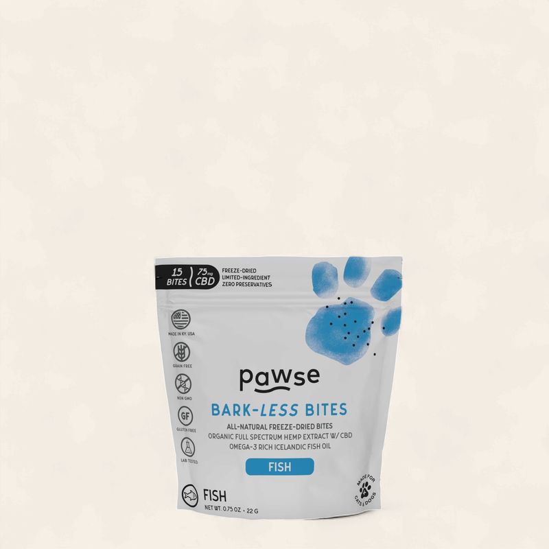 PAWSE | Bark less Bites Fish 0.75oz | Dog
