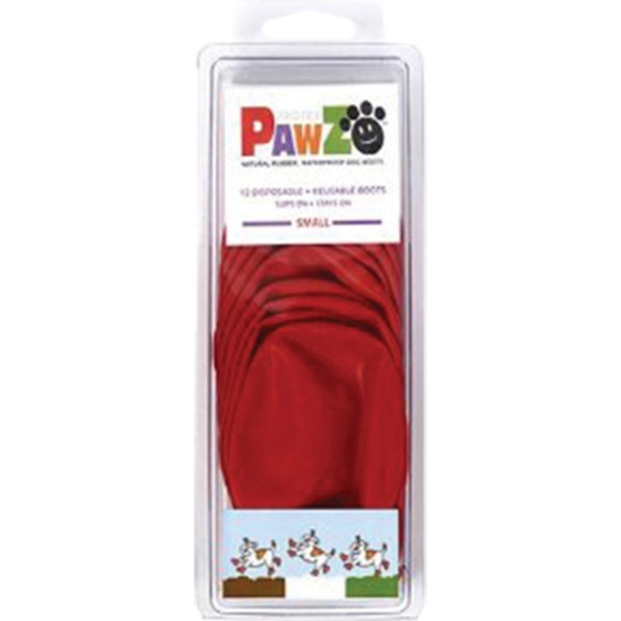 PAWZ DOG BOOTS RED SMALL