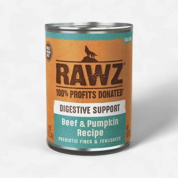 RAWZ Dog Digestive Support Beef &amp; Pumpkin Recipe 12.5 Oz