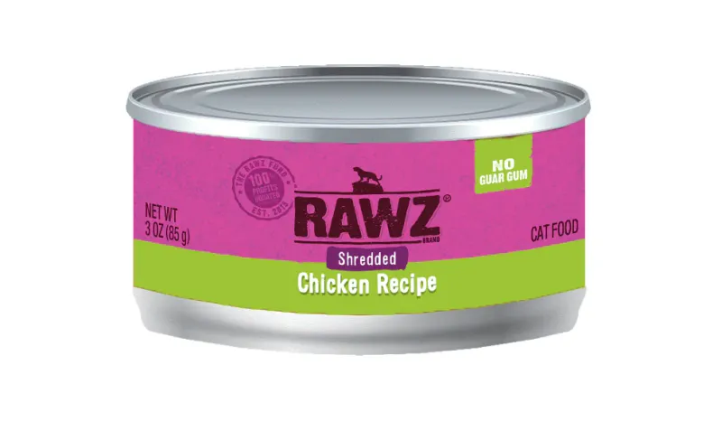 RAWZ Shredded Chicken Recipe Adult Canned Cat Food