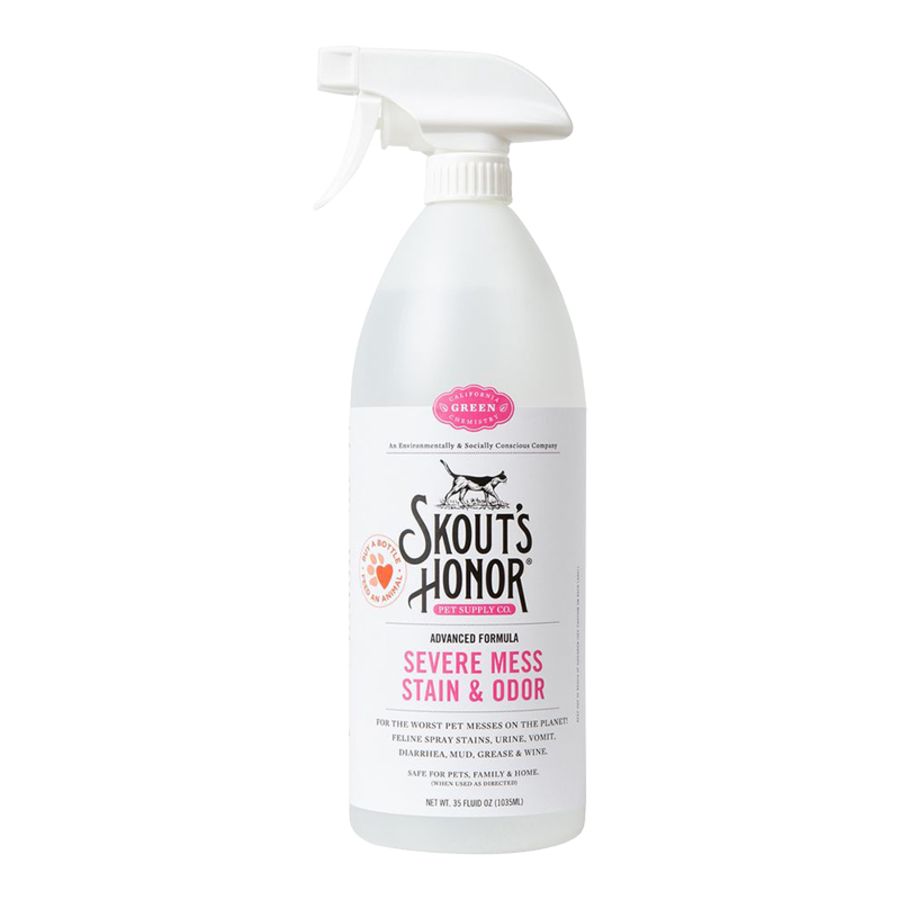 SKOUT'S HONOR CAT STAIN &amp; ODOR SEVERE MESS ADVANCE FORMULA