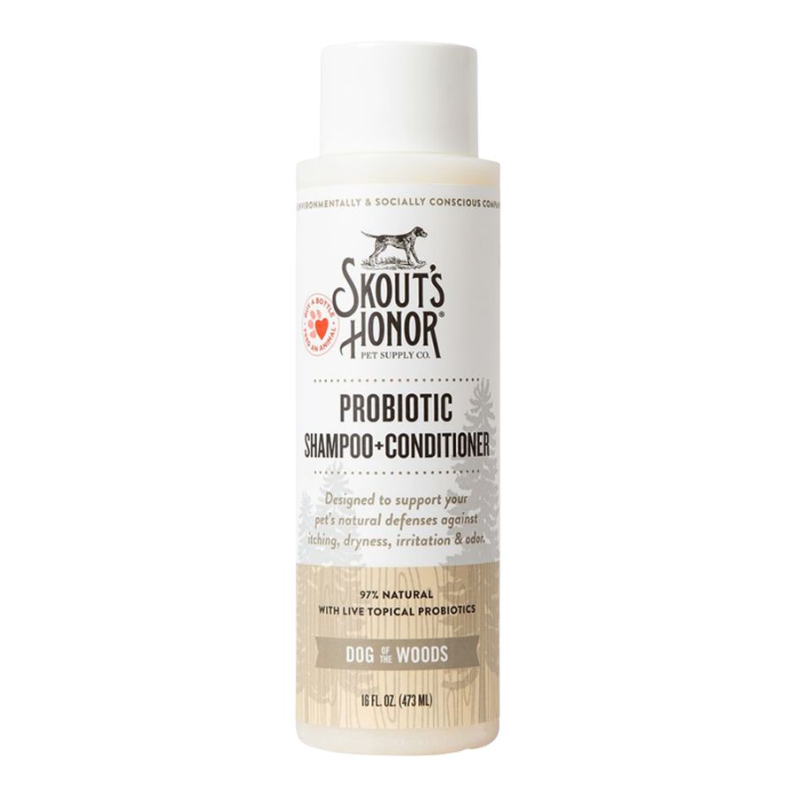 SKOUT'S HONOR Dog Probiotic Shampoo Conditioner Dog Of The Woods 16oz