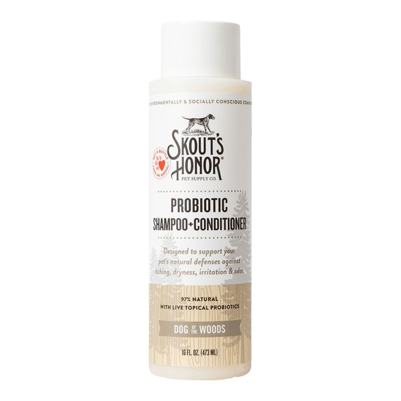 SKOUT'S HONOR Dog Probiotic Shampoo Conditioner Dog Of The Woods 16oz