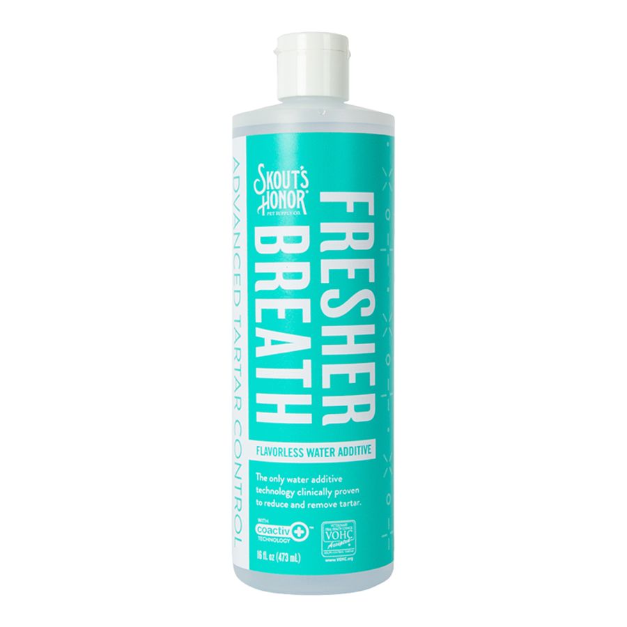 SKOUT'S HONOR Fresher Breath Water Additive 16oz