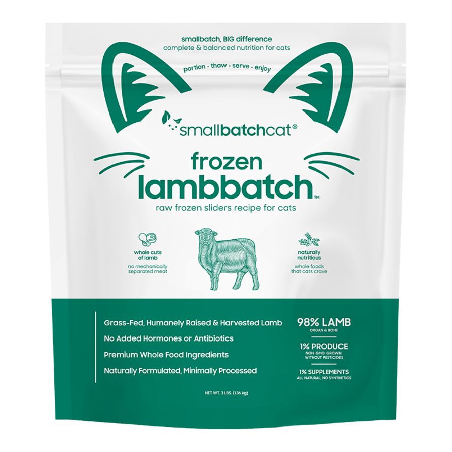 SMALL BATCH Cat Frozen Lamb Sliders 3lbs