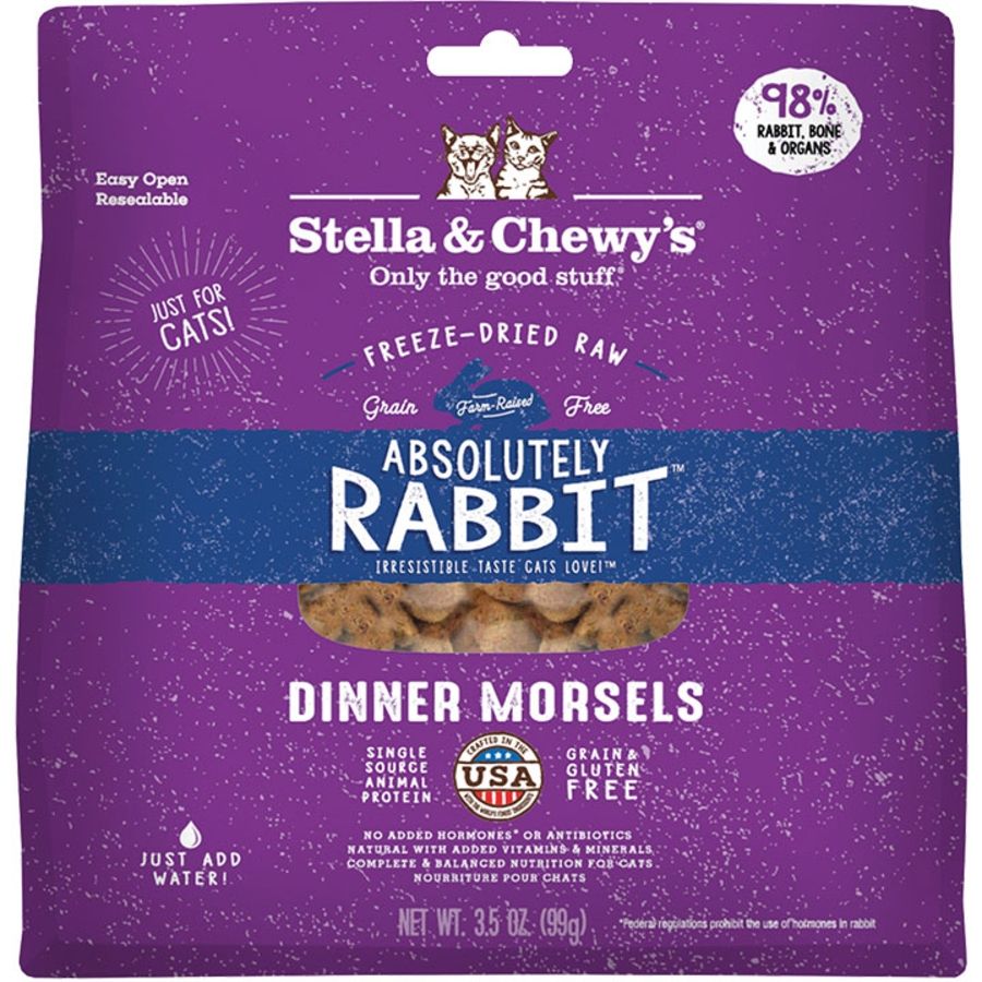 STELLA &amp; CHEWY'S Cat Freeze-dried Rabbit Dinner 3.5oz