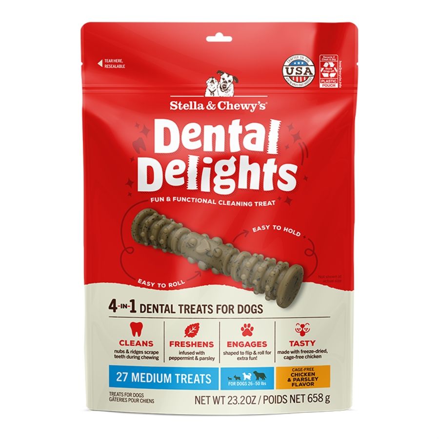 Stella &amp; Chewy's Dental Delights Dog Treats, 5.5 oz.