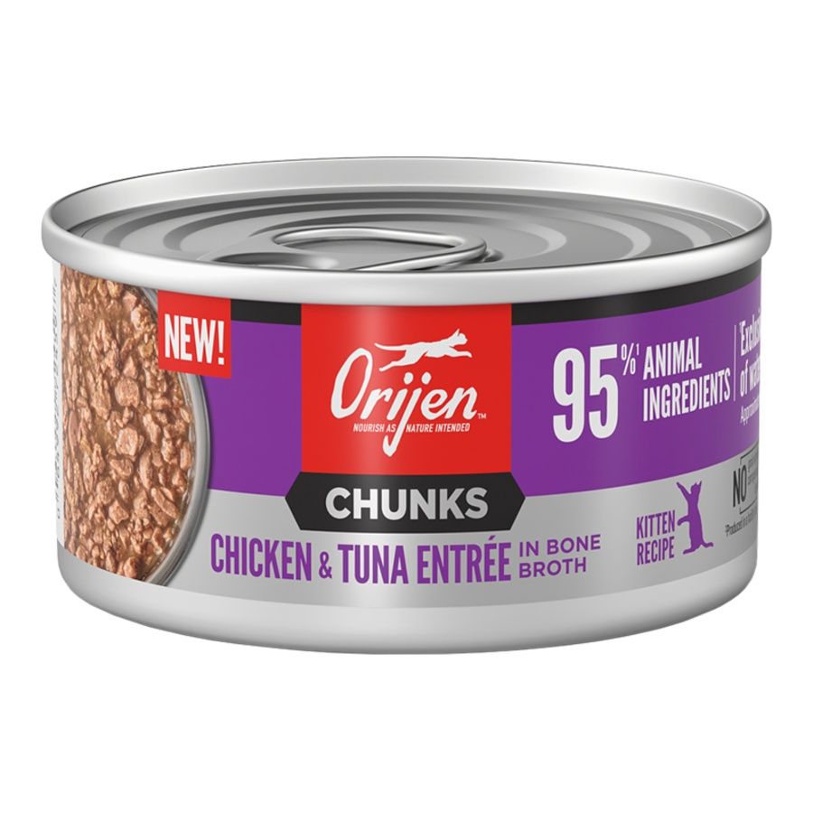ORIJEN CAT Chunks Chicken &amp; Tuna Entree Kitten 3OZ