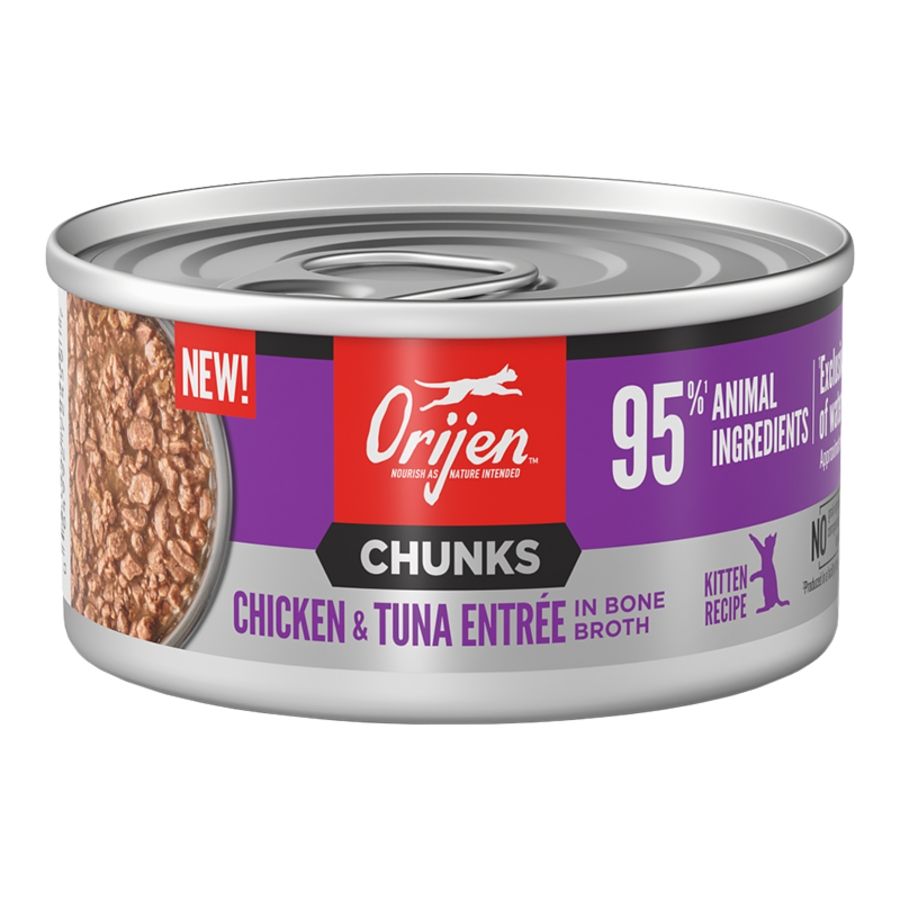 ORIJEN Cat Chunks Chicken &amp; Tuna Entree Kitten, Size: 3 oz
