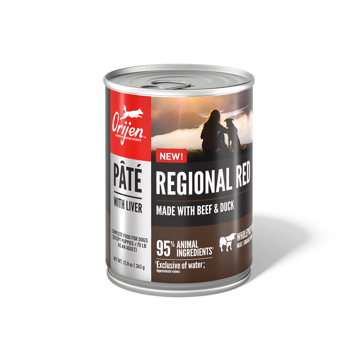 ORIJEN DOG GRAIN FREE PATE REGIONAL RED 12.8OZ