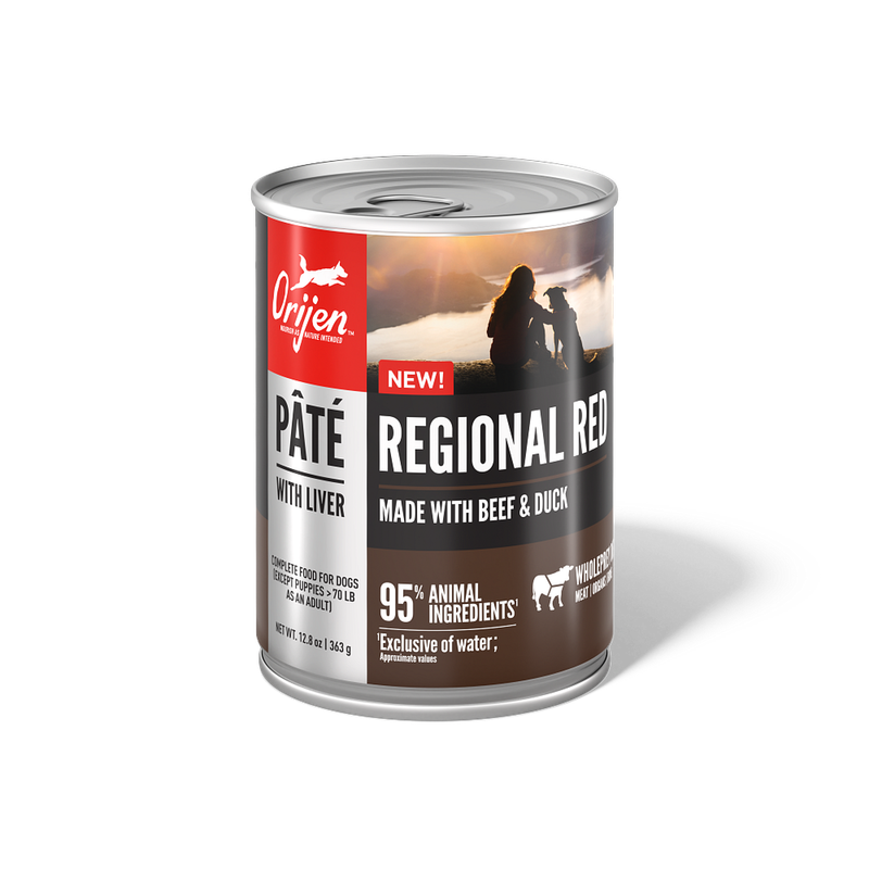 ORIJEN DOG GRAIN FREE PATE REGIONAL RED 12.8OZ