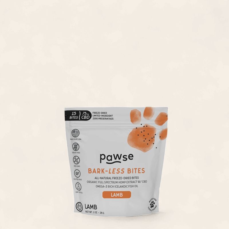 PAWSE Dog Bark Less Bites Lamb