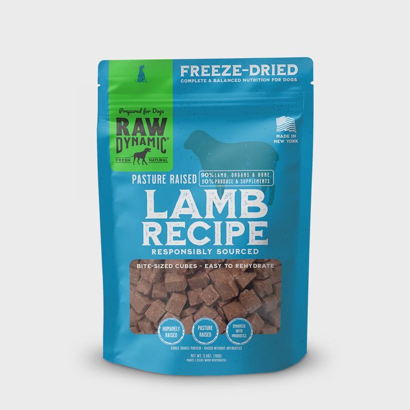 RAWDYNAMIC Freeze-dried Raw Lamb Formula For Dogs 14oz