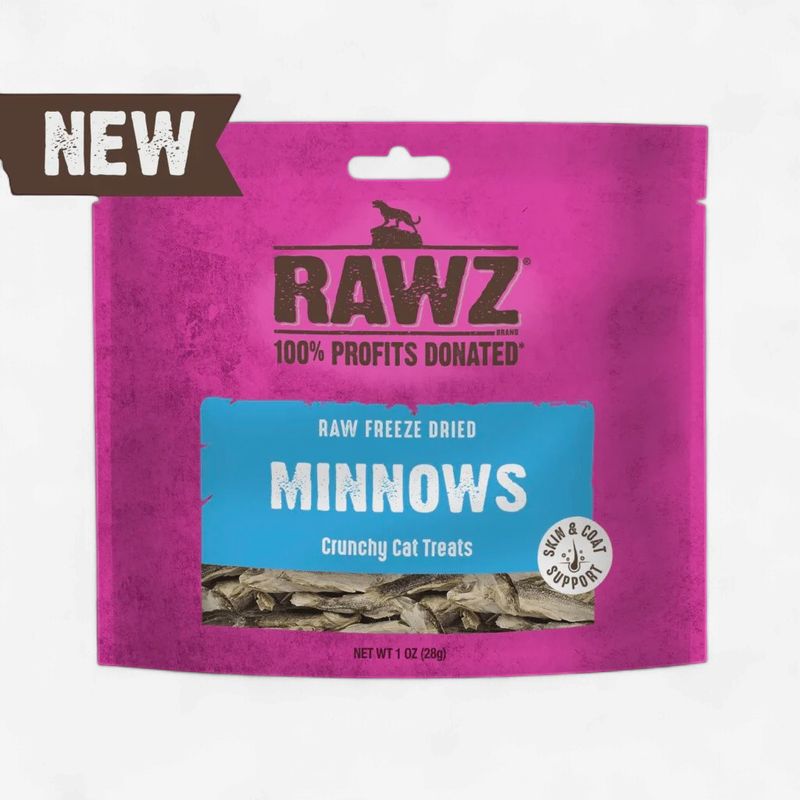 RAWZ Freeze-dried Minnows Crunchy Cat Treats