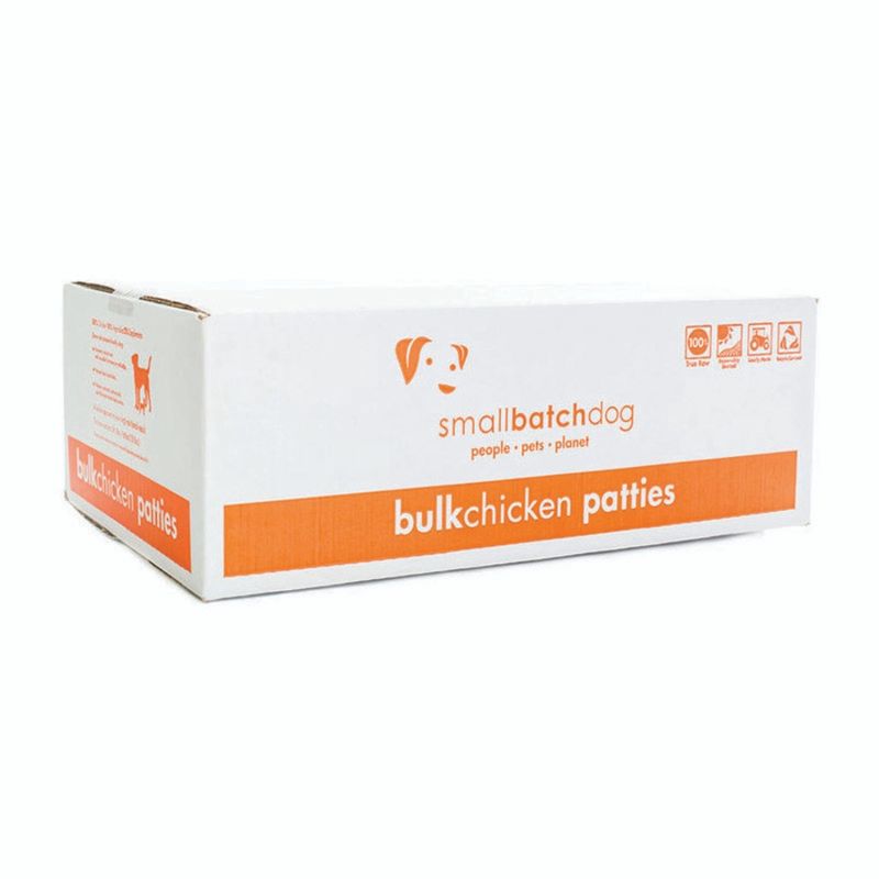 SMALL BATCH Dog Frozen Chicken Patties 18lbs