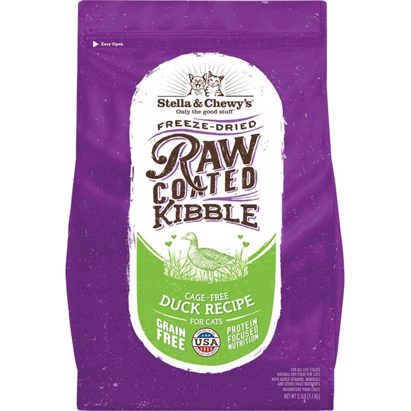 STELLA &amp; CHEWY'S Cat Raw Coated Duck 2.5lb