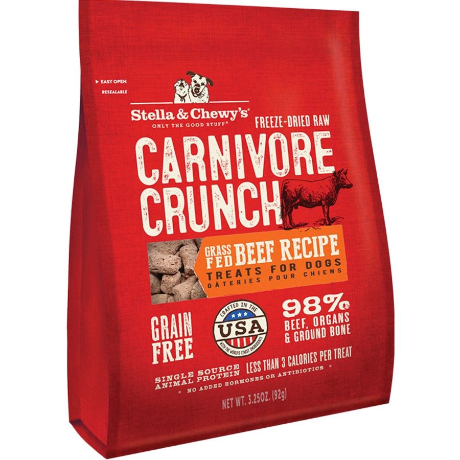 STELLA &amp; CHEWY'S DOG CARNIVORE BEEF 3.25OZ