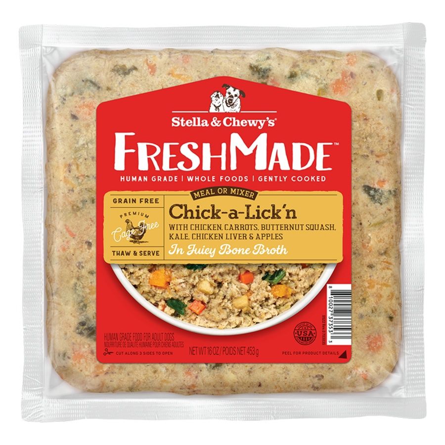 STELLA &amp; CHEWY'S DOG FRESHMADE CHICK-A-LICK'N 16OZ
