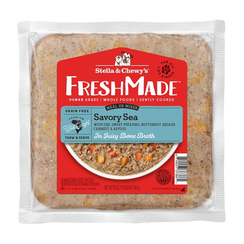 STELLA &amp; CHEWY'S Dog Frozen Fresh Made Savory Sea 16oz