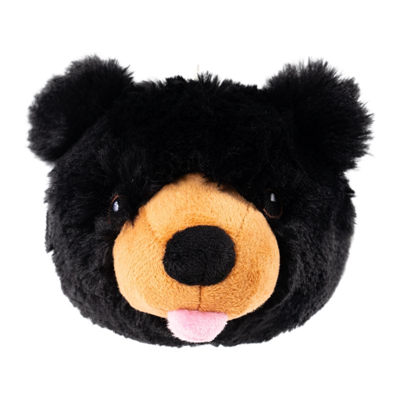 TALL TAILS Dog 2 In 1 Black Bear Head 4 Inches