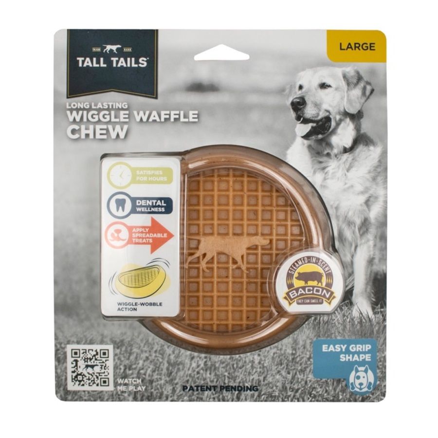 TALL TAILS DOG WAFFLE CHEW LARGE 6 INCHES