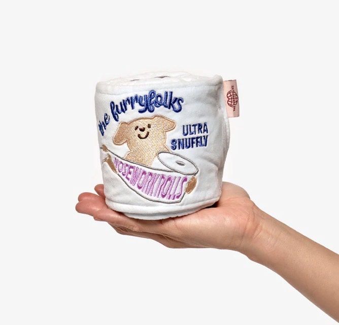 THE FURRY FOLKS TOILET PAPER NOSEWORK TOY