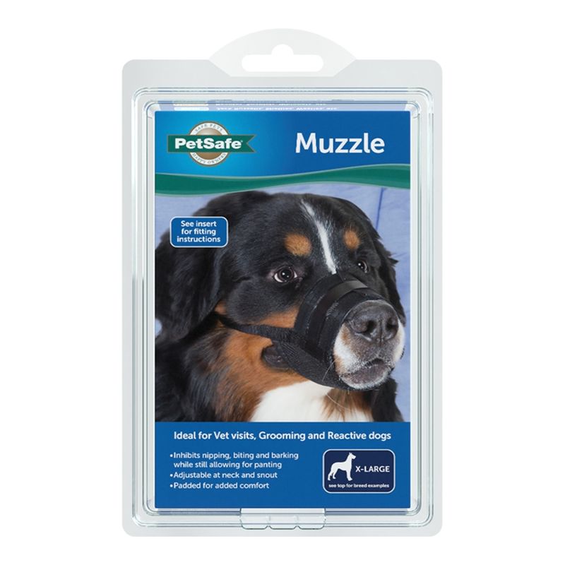 PETSAFE Dog Muzzle Black