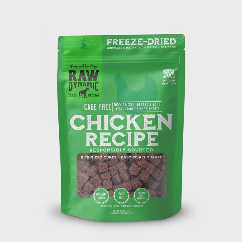 RAWDYNAMIC Freeze-dried Raw Chicken Formula For Dogs 14oz