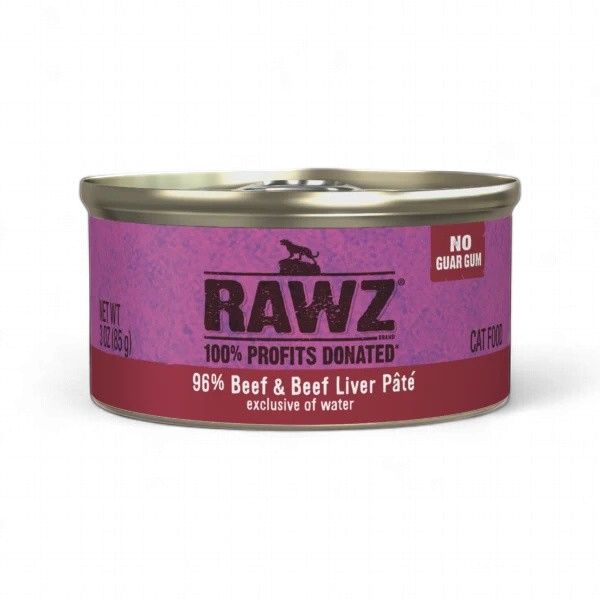 RAWZ Cat 96% Beef&amp;beef Liver Pate