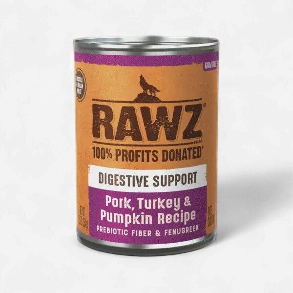RAWZ Dog Digestive Support Pork, Turkey &amp; Pumpkin Recipe 12.5 Oz