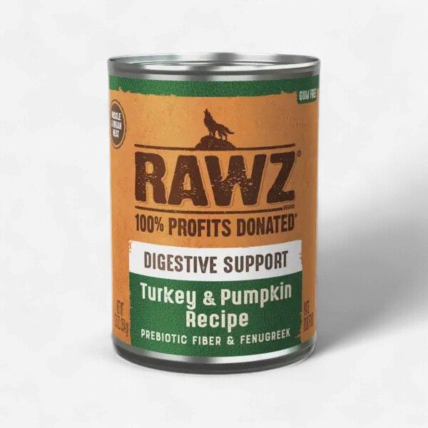 RAWZ Dog Digestive Support Turkey &amp; Pumpkin Recipe 12.5 Oz