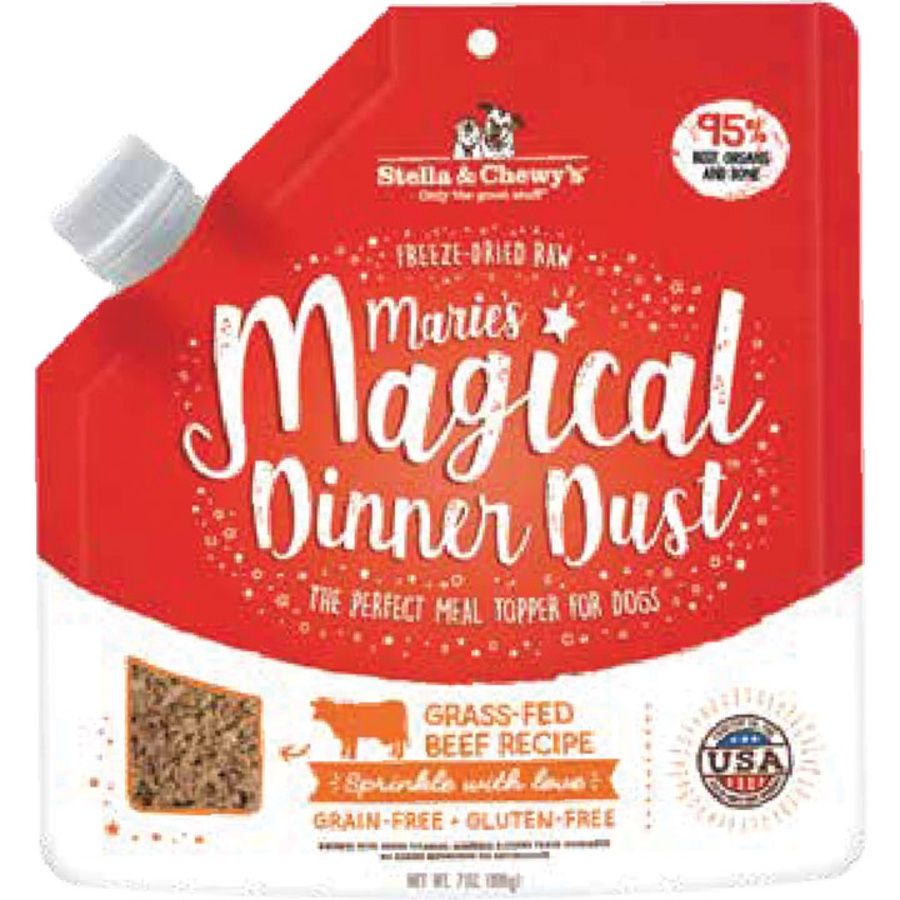 STELLA &amp; CHEWY'S DOG FREEZE-DRIED MARIE'S MAGICAL DINNER DUST BEEF 7OZ