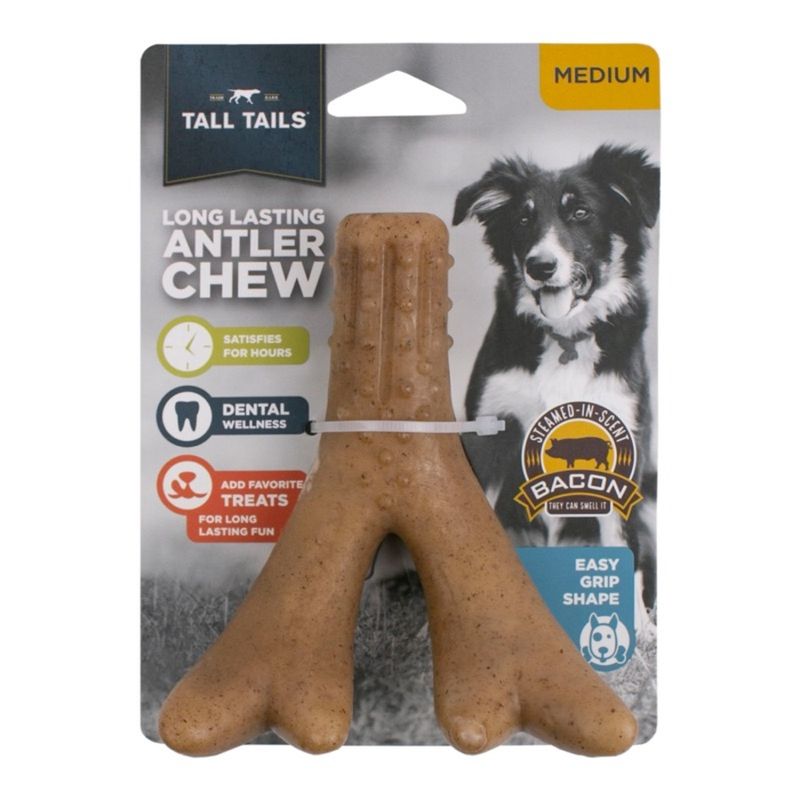 TALL TAILS DOG ANTLER CHEW MEDIUM 7X4.5 UNDER 60LB