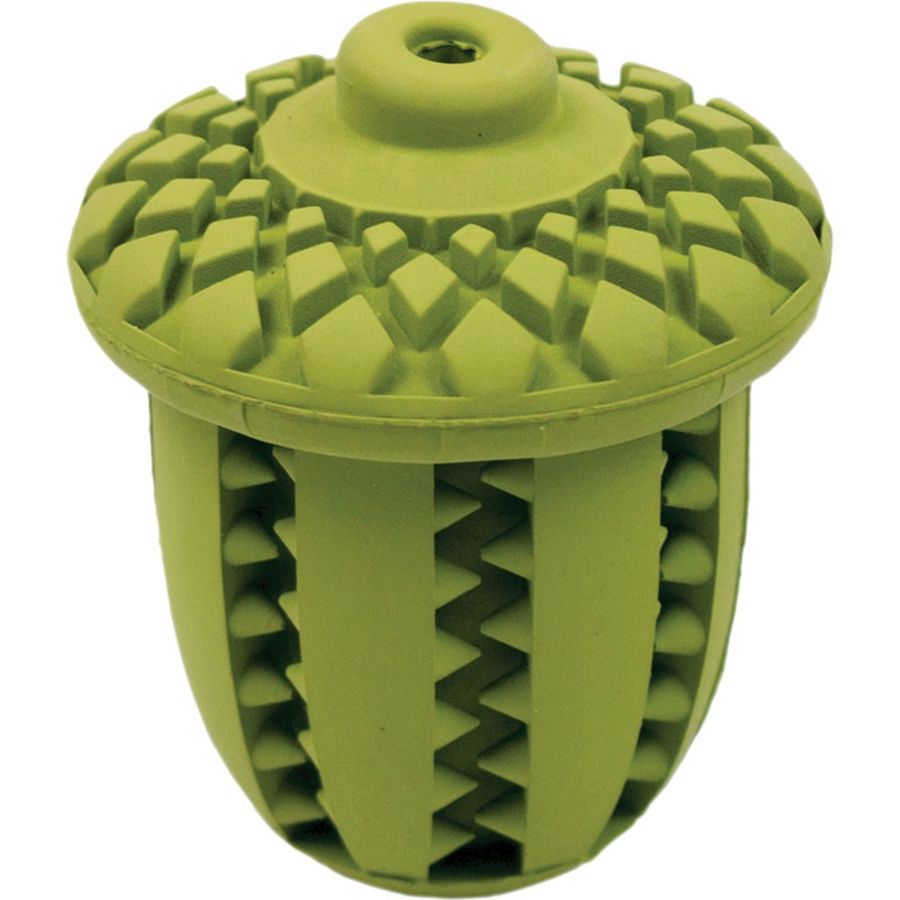 TALL TAILS DOG NATURAL RUBBER ACORN, 3 INCHES