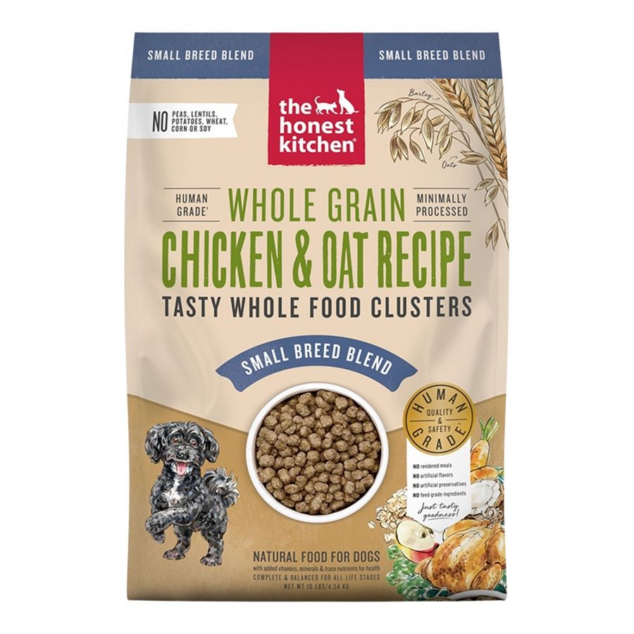 THE HONEST KITCHEN DOG CLUSTERS SMALL BREED WHOLE GRAIN CHICKEN 10LBS