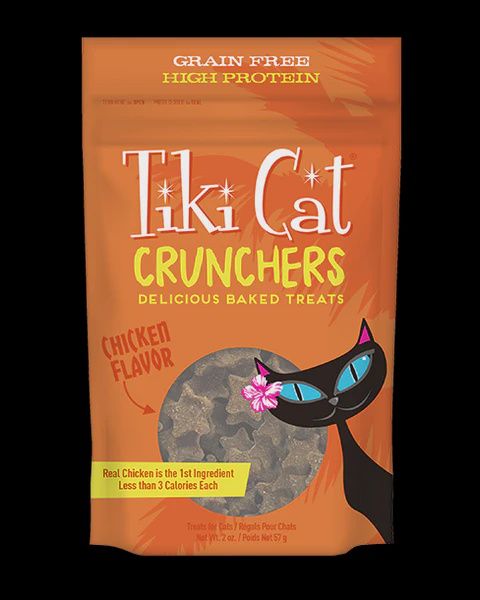 Tiki Pets Cat Cruncher Chicken &amp; Pumpkin 2oz