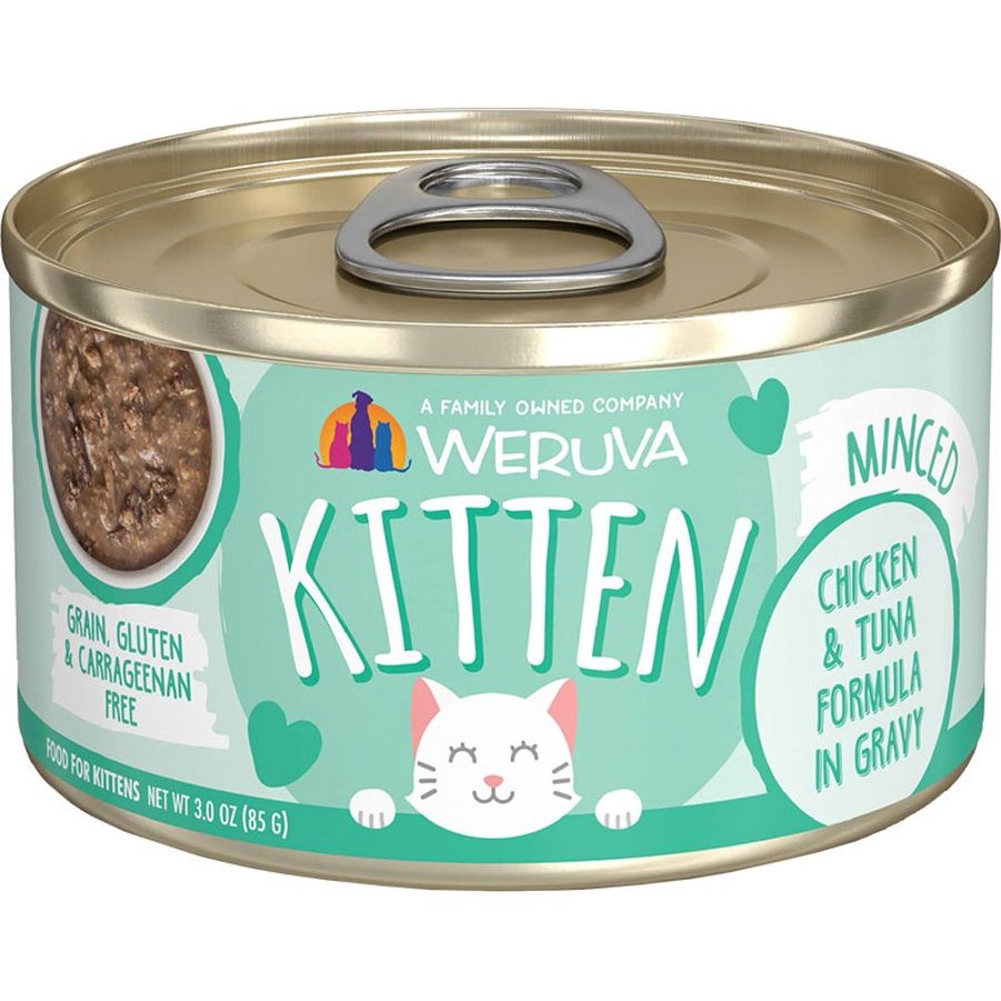 WERUVA CAT KITTEN CHICKEN &amp; TUNA GRAVY 3OZ