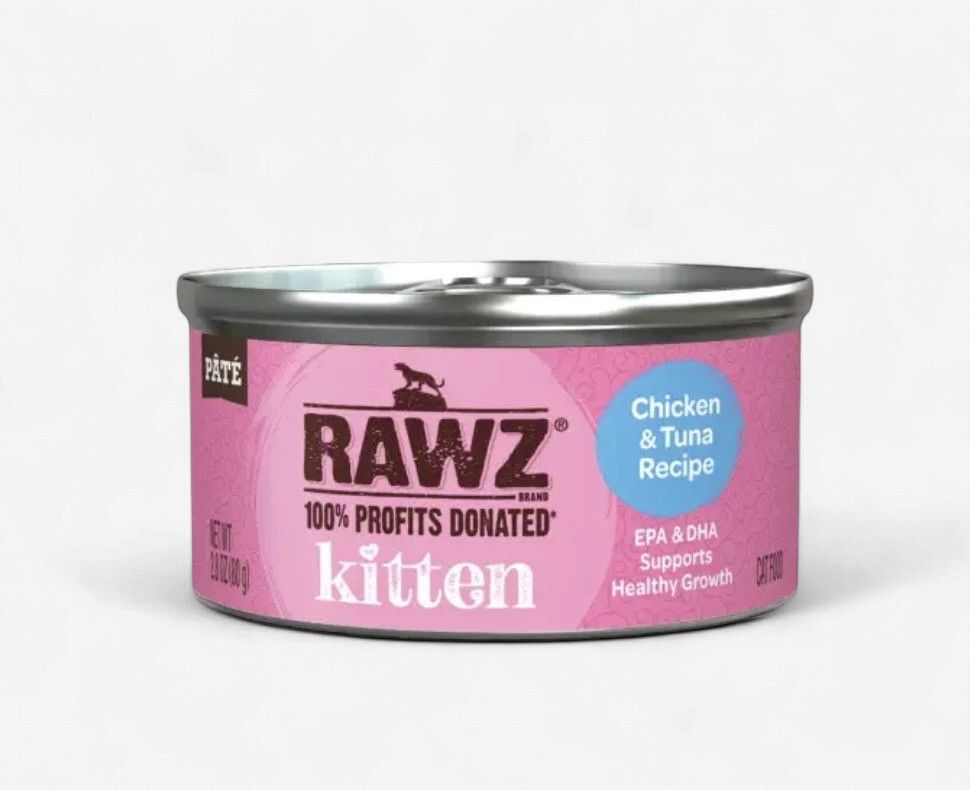 RAWZ Cat Chicken &amp; Tuna Kitten Recipe 3oz
