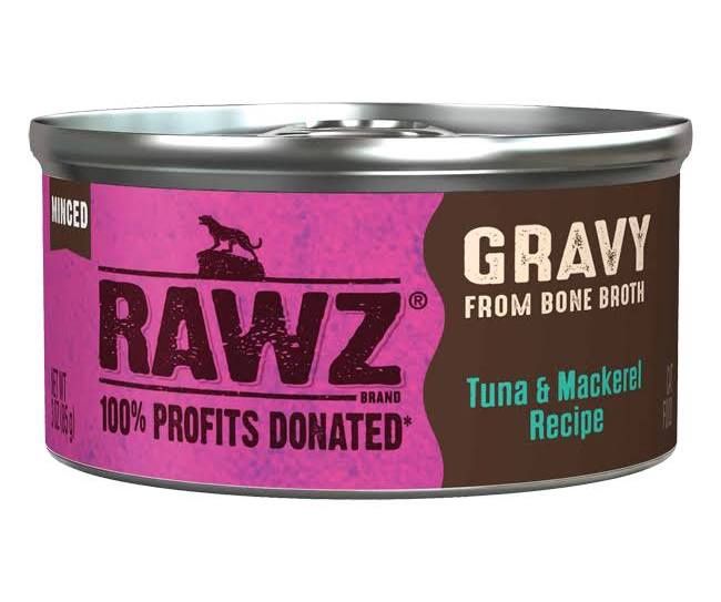 RAWZ CAT GRAVY TUNA &amp; MACKEREL RECIPE 5.5OZ