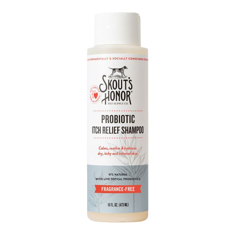 SKOUT'S HONOR Dog Probiotic Shampoo Itch Relief 16oz