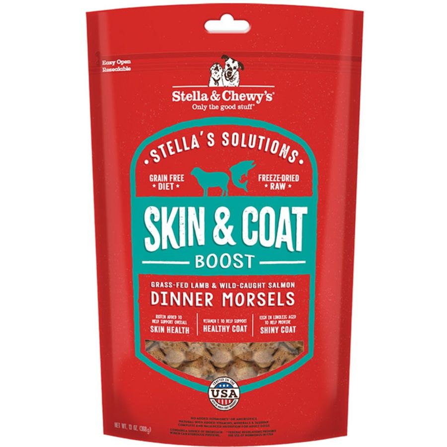 Stella &amp; Chewy Dog Solution Skin &amp; Coat Lamb Salmon 13oz